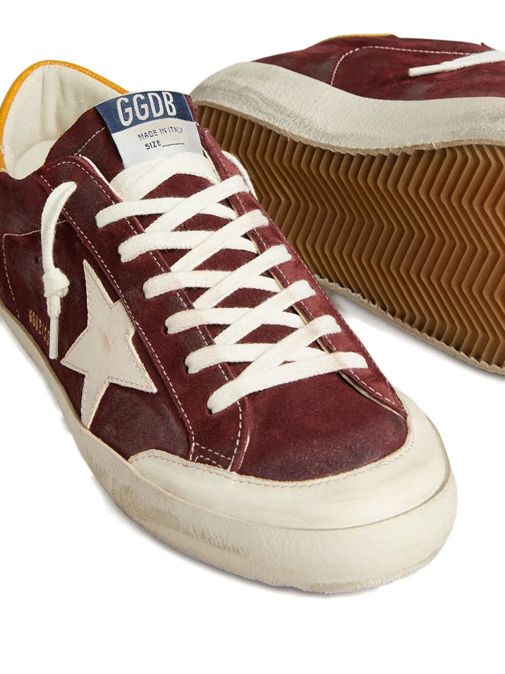 Golden Goose Ball Star – Bordeaux & White