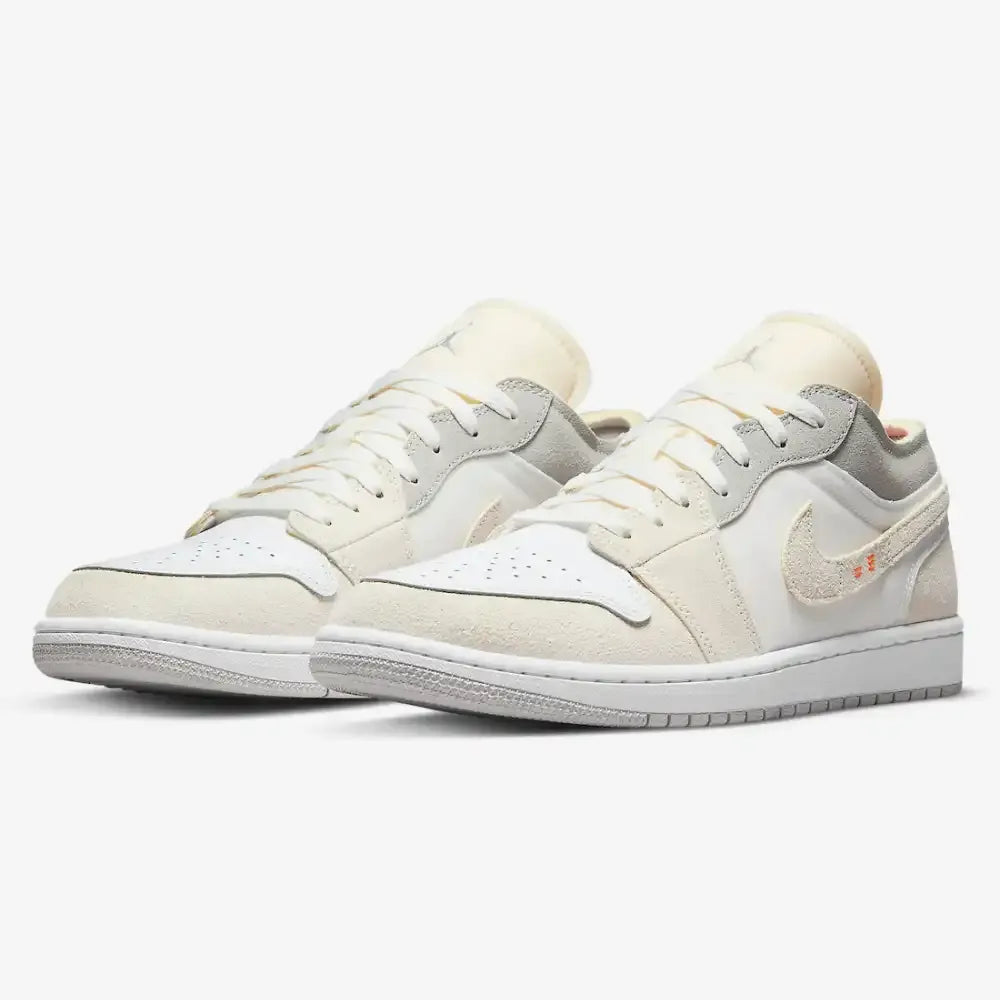Air Jordan 1 Low Inside Out Cream White Light Grey