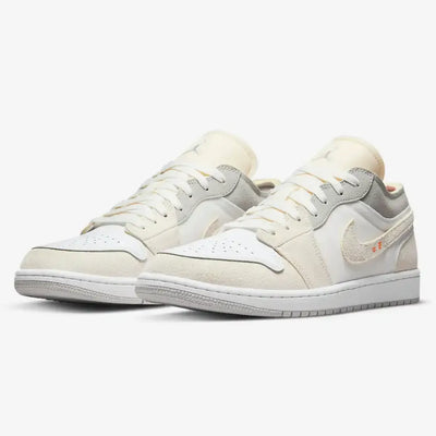 Air Jordan 1 Low Inside Out Cream White Light Grey
