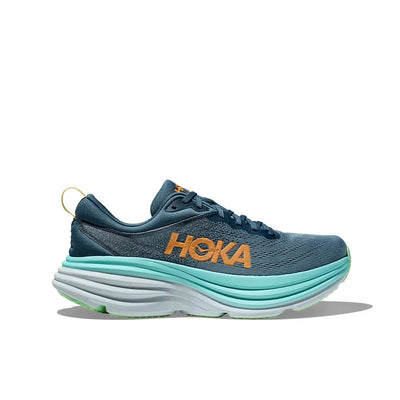 Hoka Bondi 8 Men’s Sneakers – Blue/Light Green