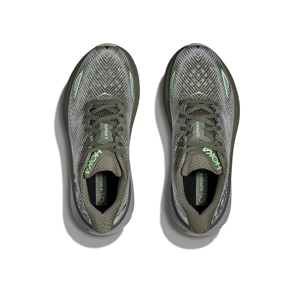 Hoka Clifton 9 Men’s Sneakers – Green