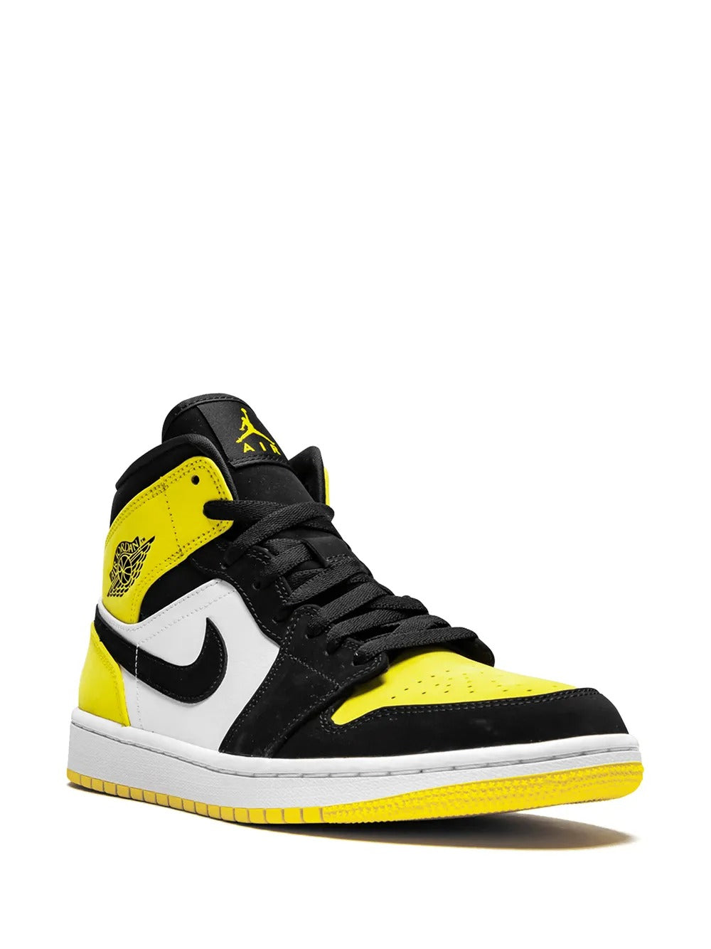 Jordan 1 Mid Yellow Toe Black