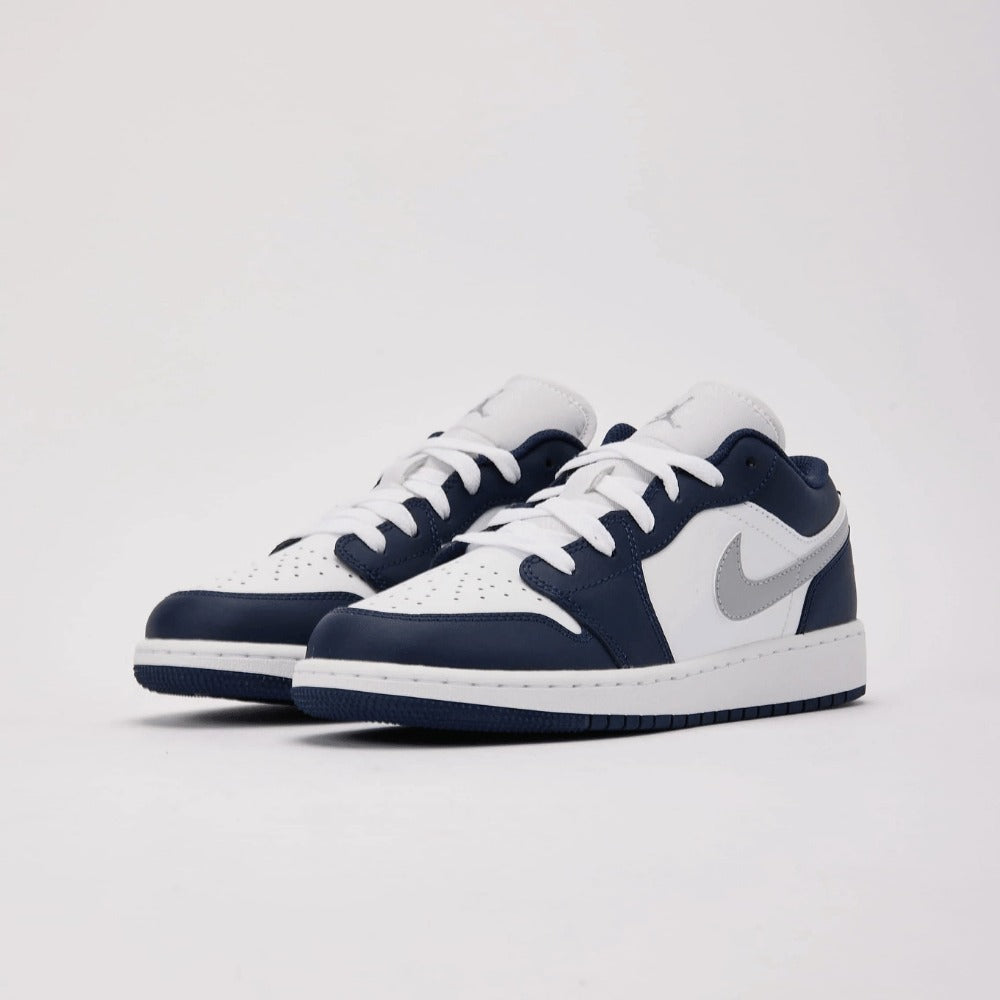 Jordan 1 Low Wolf Grey Midnight Navy