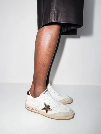 Golden Goose Ball Star White Leather