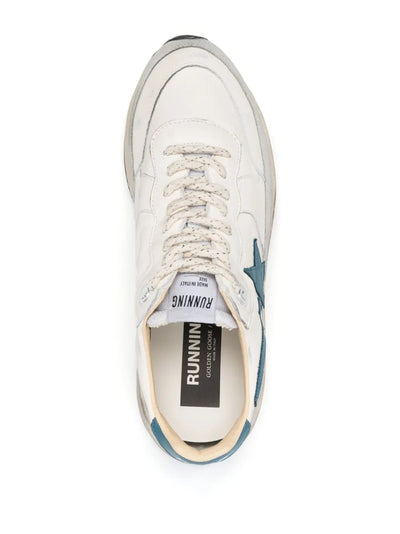 Golden Goose Running Sole – White & Teal