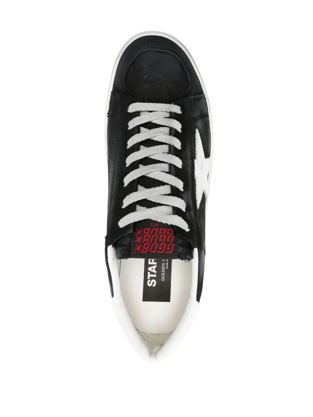 Golden Goose Stardan Sneakers with Glitter and Distressed Effect
