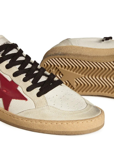 Golden Goose Ball Star White Leather