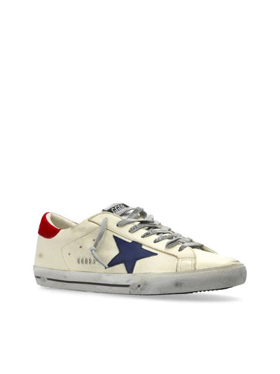 Golden Goose Superstar Sneakers – White & Red Heel Tab