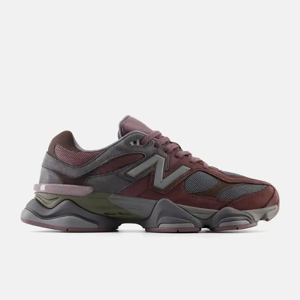 New Balance 9060 Burgundy Dark Grey