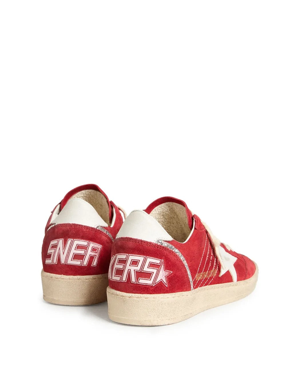 Golden Goose Ball Star Red Suede