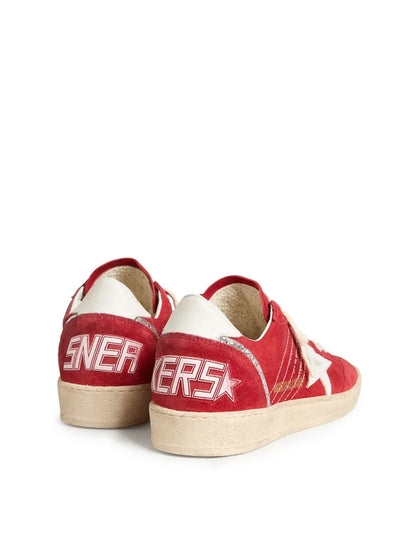Golden Goose Ball Star Red Suede