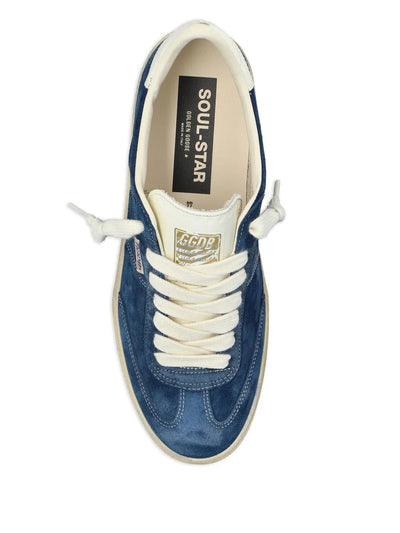 Golden Goose Soul-Star Sneakers – Indigo Blue Suede