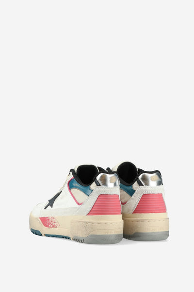 Golden Goose Forty2 Sneakers – White Leather with Red
