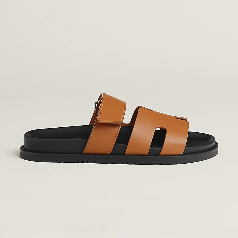 Hermès Chypre Sandal – Caramel/Black