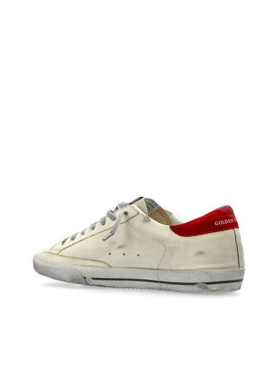 Golden Goose Superstar Sneakers – White & Red Heel Tab