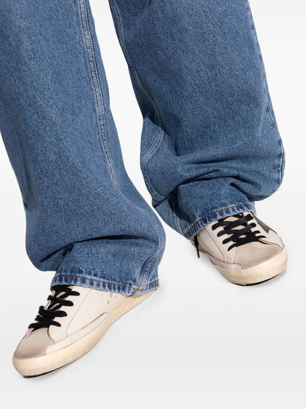 Golden Goose Super-Star Sneakers – Beige