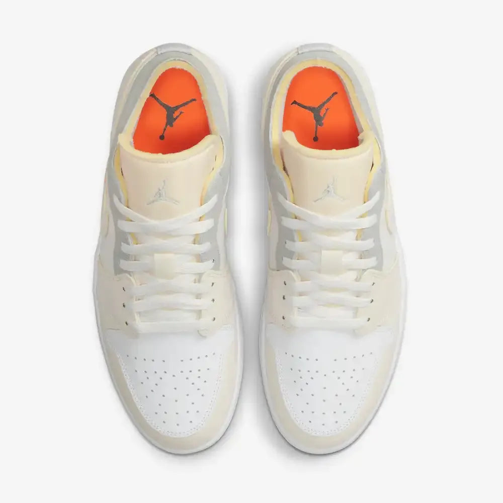 Air Jordan 1 Low Inside Out Cream White Light Grey