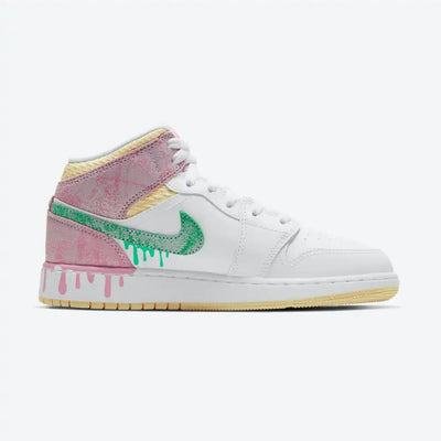 Jordan 1 Mid Paint Drip
