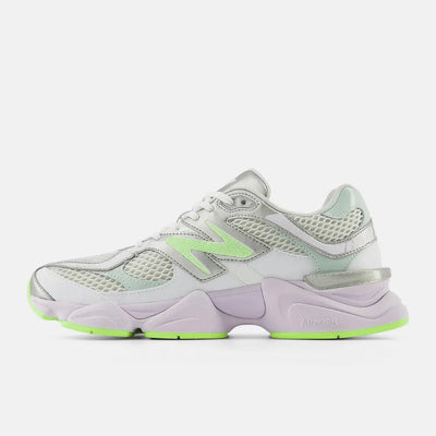 New Balance 9060 White Silver Metalic Taro