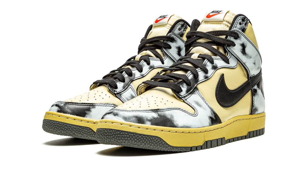 Nike Dunk High Black Acid Wash