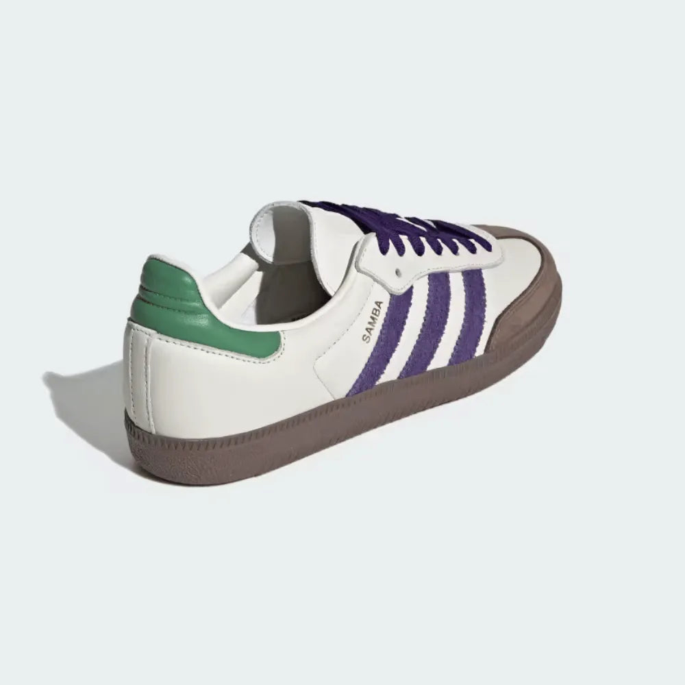 Adidas Samba OG - White/Purple/Green
