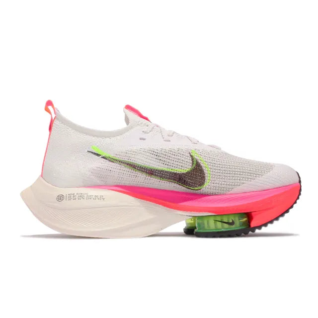 Nike Air Zoom Alphafly NEXT% 3 – White/Black-Pink Blast-Volt
