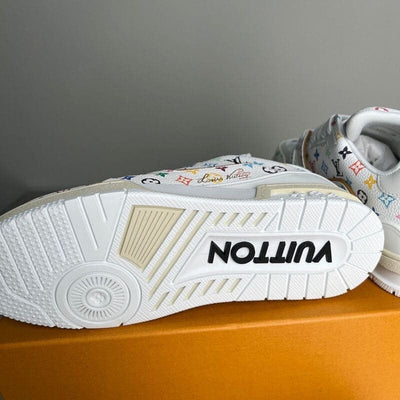 Louis Vuitton LV Trainer x Takashi Murakami White