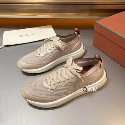 Loro Piana 360 Laces Walk Sneakers – Beige