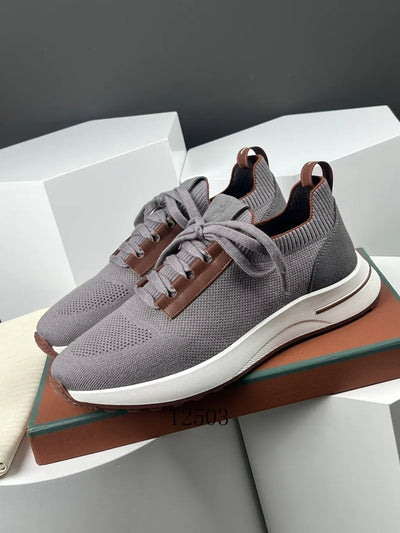 Loro Piana 360 LP Flexy Walk Sneakers – Grey Knit