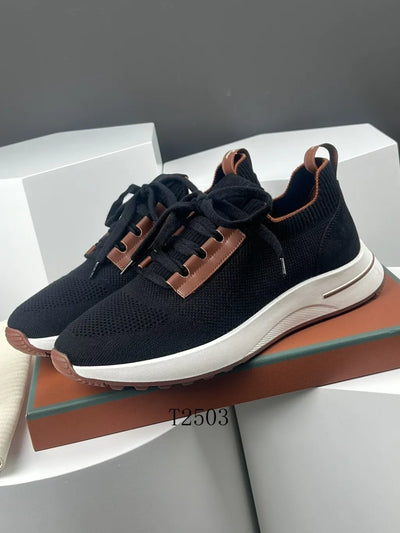 Loro Piana 360 Flexy Walk Sneakers – Black