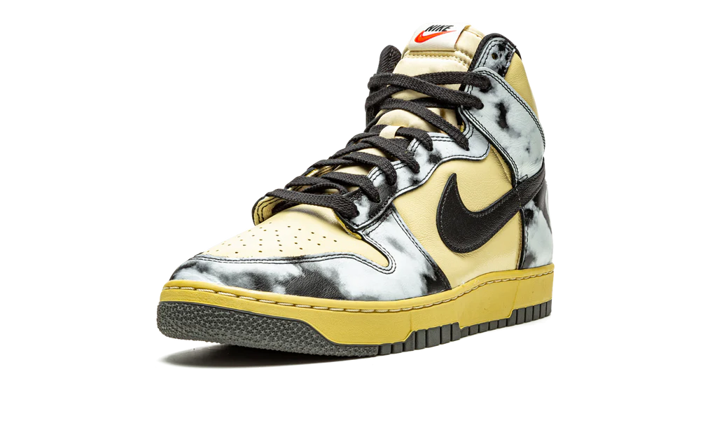 Nike Dunk High Black Acid Wash